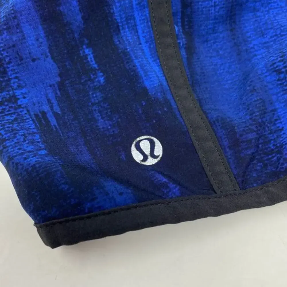 Lululemon Tracker Short III Womens 4 Four‎ Way Stretch Running Pockets Lined